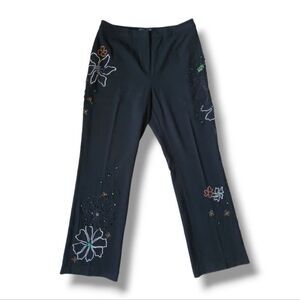 Russell Scott embroidered trousers
